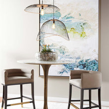Load image into Gallery viewer, Cloak Pendant Light in living room.