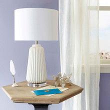 Load image into Gallery viewer, Delphine Table Lamp in living room.