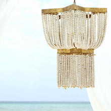 Load image into Gallery viewer, Estrella Pendant Light in Outside Area.