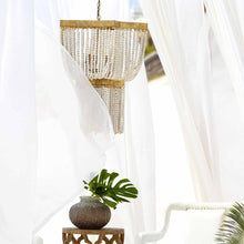 Load image into Gallery viewer, Estrella Pendant Light in Outside Area.