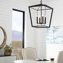 Load image into Gallery viewer, Hyperion Chandelier in dining room.