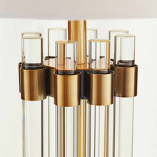Load image into Gallery viewer, Kerberos Table Lamp in Detail.