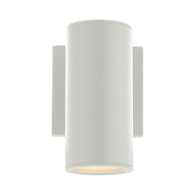 Load image into Gallery viewer, Cylinder Outdoor LED Wall Light in Detail.