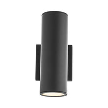 Load image into Gallery viewer, Cylinder Outdoor LED Wall Light in Detail.