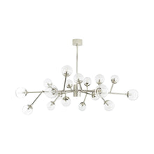 Load image into Gallery viewer, Dallas Chandelier in Polished Nickel(18-Light).