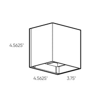 Load image into Gallery viewer, Geneva 5CCT LED Wall Light - line drawing.