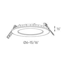 Load image into Gallery viewer, Access LED Recessed Light - line drawing.