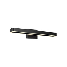 Load image into Gallery viewer, Aria LED Vanity Bath Light in Black (24-Inch).