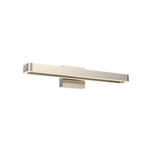 Load image into Gallery viewer, Aria LED Vanity Bath Light in Satin Nickel (24-Inch).