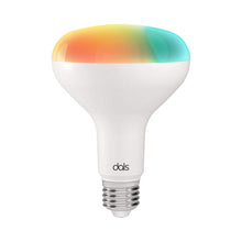 Load image into Gallery viewer, DALS Connect Smart BR30 RGB+CCT LED Light Bulb.