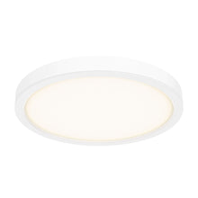 Load image into Gallery viewer, Delta Round Indoor/Outdoor LED Flush Mount Ceiling Light in White (X-Large).
