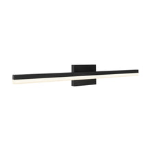 Load image into Gallery viewer, Lyra LED Bath Vanity Light in Black (Large).