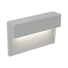 Load image into Gallery viewer, Marquee Horizontal LED Step Light in Satin Grey.