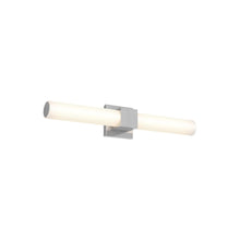 Load image into Gallery viewer, Nobel Two LED Vanity Light in Satin Nickel (Small).