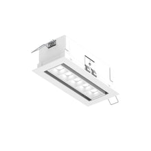 Load image into Gallery viewer, Pinpoint LED Recessed Down Light in All White (5-Light/30-Degree Swivel).