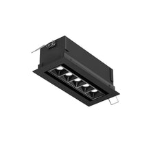 Load image into Gallery viewer, Pinpoint LED Recessed Down Light in Black (5-Light/30-Degree Swivel).