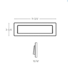 Load image into Gallery viewer, Mason LED Brick Light - line drawing.