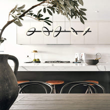 Load image into Gallery viewer, Olympia LED Linear Pendant Light in dining room.