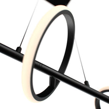 Load image into Gallery viewer, Olympia LED Linear Pendant Light in Detail.