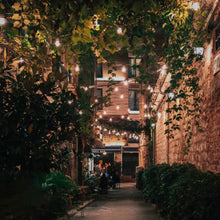 Load image into Gallery viewer, Orion Outdoor LED String Light Outside Area.