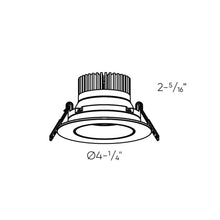 Load image into Gallery viewer, Revolve LED Recessed Down Light - line drawing.