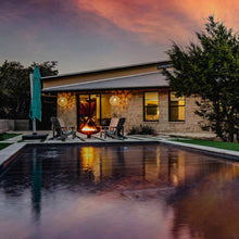Load image into Gallery viewer, Coral Outdoor Pendant Light in Outside area.