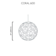 Load image into Gallery viewer, Coral Outdoor Pendant Light - line drawing.