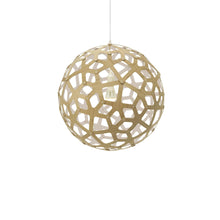 Load image into Gallery viewer, Coral Pendant Light in Bamboo/White (Medium).