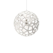 Load image into Gallery viewer, Coral Pendant Light in White/White (Medium).