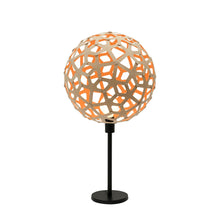 Load image into Gallery viewer, Coral Table Lamp in Bamboo/Orange.