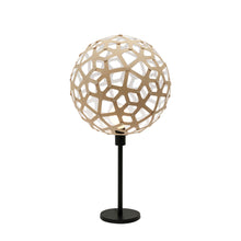 Load image into Gallery viewer, Coral Table Lamp in Bamboo/White.