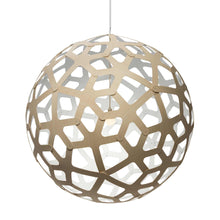Load image into Gallery viewer, Coral XL Pendant Light in Bamboo/White.