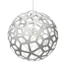 Load image into Gallery viewer, Coral XL Pendant Light in White/White.