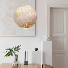 Load image into Gallery viewer, Ebb LED Bounce Pendant Light in office.