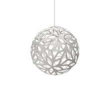 Load image into Gallery viewer, Floral Pendant Light in White/White (Medium).