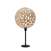 Load image into Gallery viewer, Floral Table Lamp in Bamboo/Bamboo.