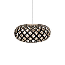 Load image into Gallery viewer, Kina Pendant Light in Black/Bamboo (Small).