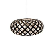 Load image into Gallery viewer, Kina Pendant Light in Black/Bamboo (Medium).