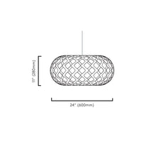 Load image into Gallery viewer, Kina Pendant Light - line drawing.