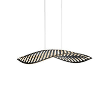 Load image into Gallery viewer, Navicula LED Pendant Light in Black/Bamboo (Small).