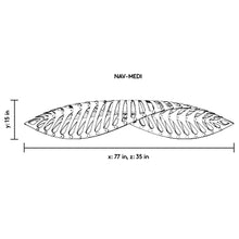 Load image into Gallery viewer, Navicula LED Pendant Light - line drawing