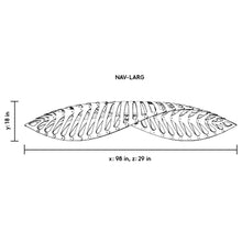 Load image into Gallery viewer, Navicula LED Pendant Light - line drawing