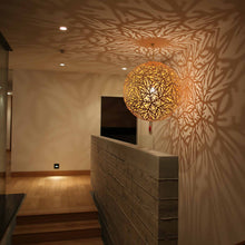 Load image into Gallery viewer, Sola Pendant Light in stairs.