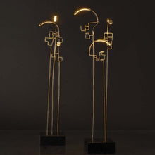 Load image into Gallery viewer, Boucle LED Table Lamp in Detail.