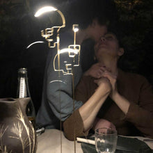 Load image into Gallery viewer, Boucle LED Table Lamp in Detail.