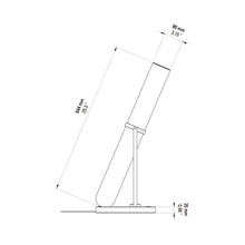 Load image into Gallery viewer, Frechin LED Table Lamp - line drawing.