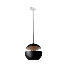 Load image into Gallery viewer, Here Comes the Sun LED Pendant Light in Black/Copper (Small).