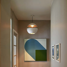 Load image into Gallery viewer, Here Comes the Sun LED Pendant Light in hallway.