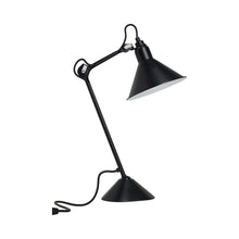 Load image into Gallery viewer, Lampe Gras N°205 LED Desk Lamp in Black (Conic Shade).