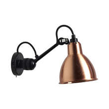 Load image into Gallery viewer, Lampe Gras N°304 LED Wall Light in Copper (Switch On Cable/Round Shade).